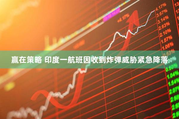 赢在策略 印度一航班因收到炸弹威胁紧急降落