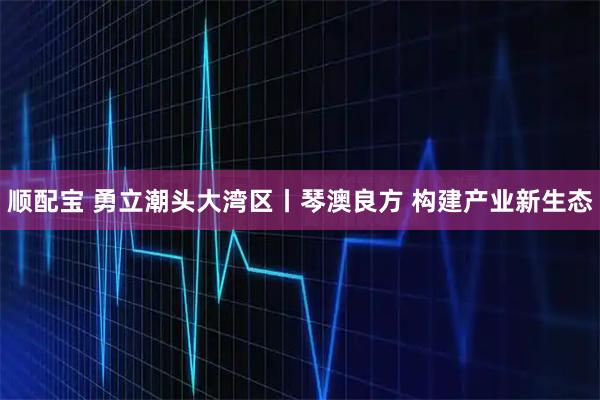 顺配宝 勇立潮头大湾区丨琴澳良方 构建产业新生态
